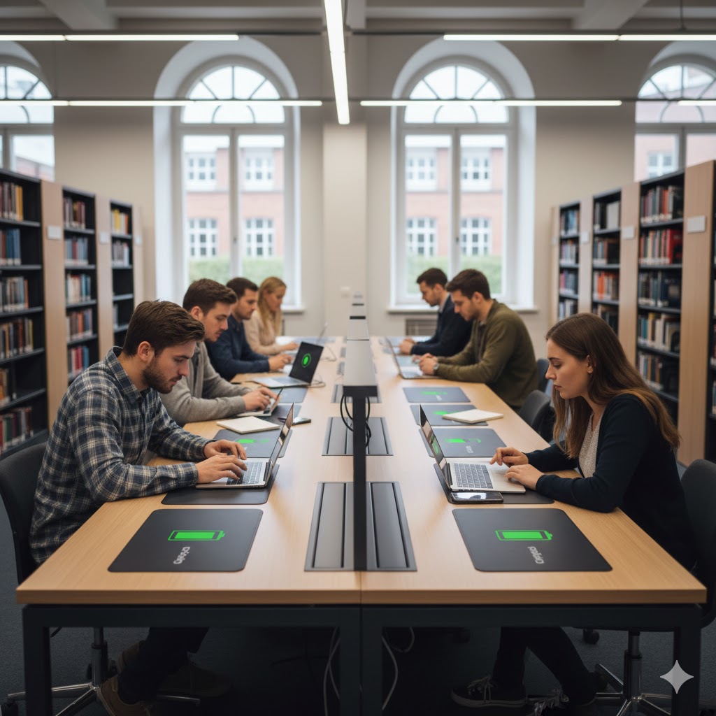 Library setting using Charge Fog pads