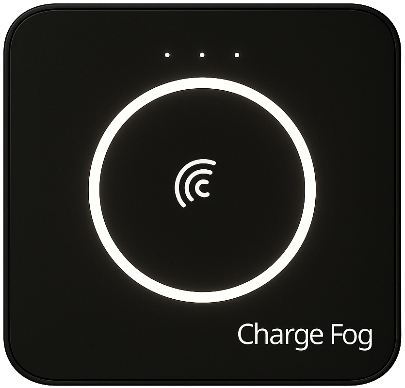 Halo One wireless laptop charger in black